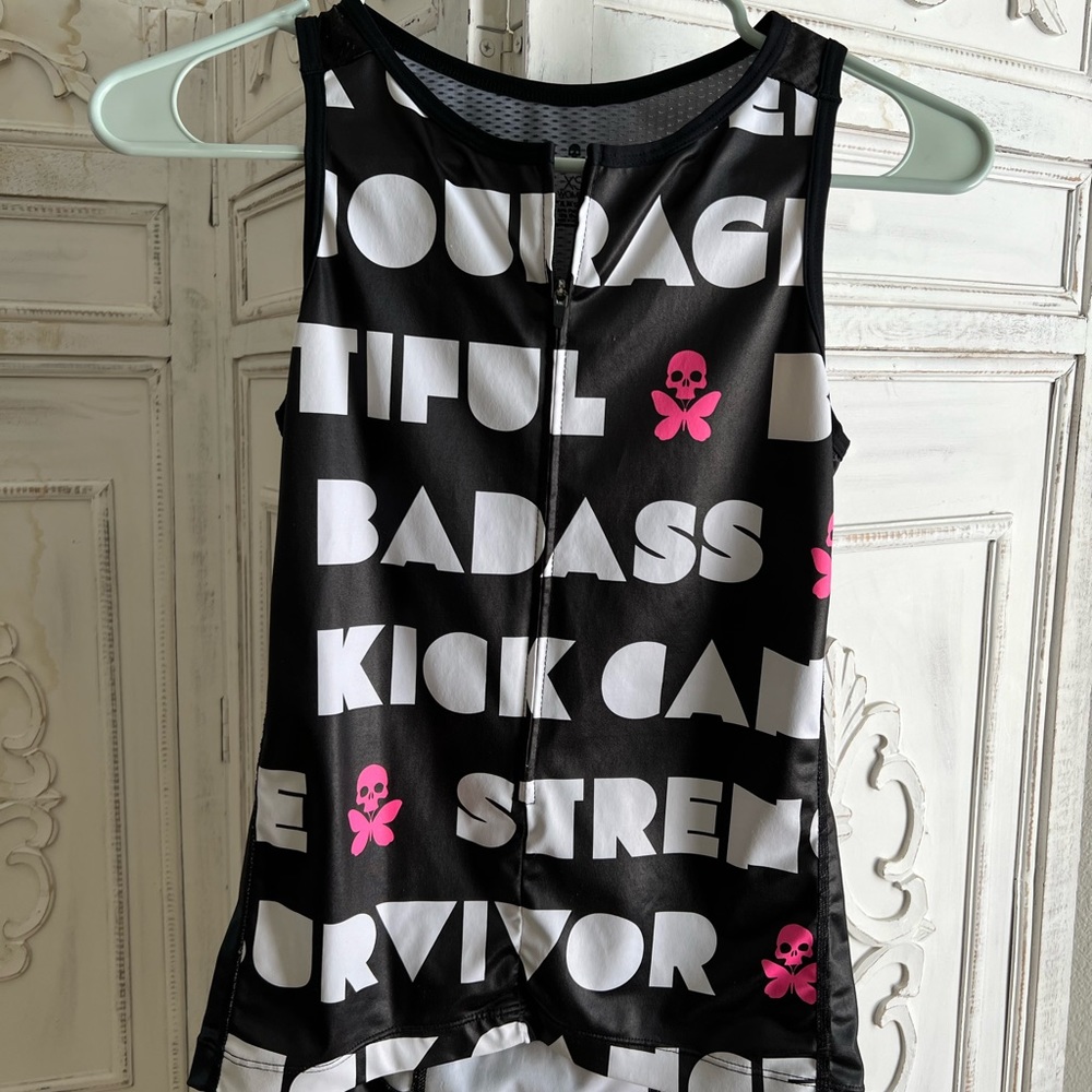Betty Designs F Cancer tri top